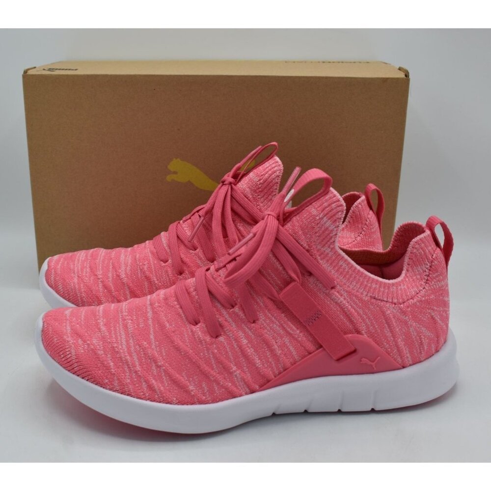 Puma Golf Womens Size 7 Laguna Fusion Knit Sunset Pink Spikeless Golf Shoes